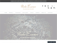 Tablet Screenshot of nicheessence.com